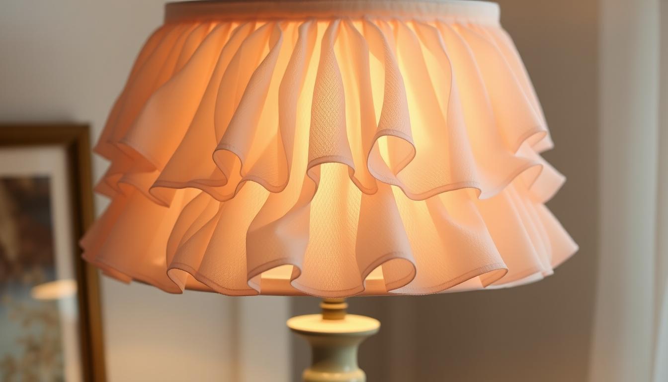 DIY Ruffled Lampshades: How to Add Romance and Softness to Any Room