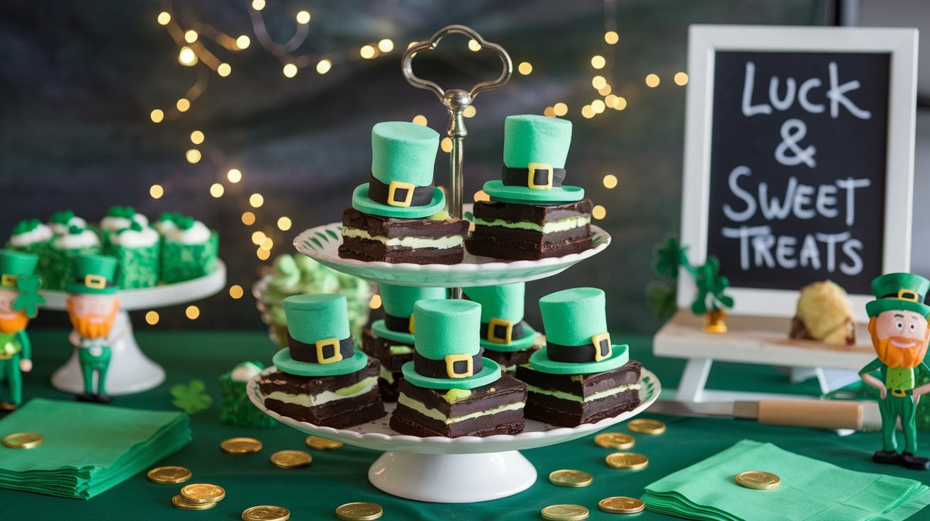 Leprechaun Hat Brownies – A Magical St. Patrick’s Day Treat! 🎩🍀✨