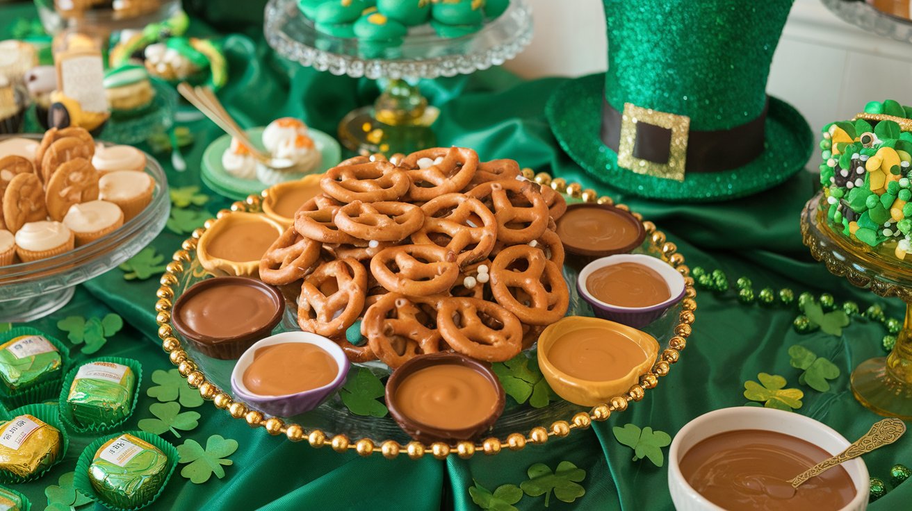 Pot of Gold Caramel Pretzels – A Sweet & Salty St. Patrick’s Day Treat! 🍀✨