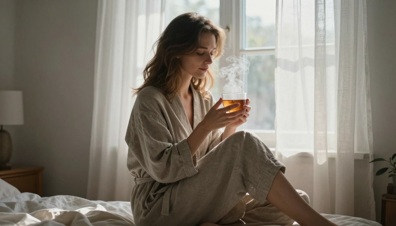 My Cozy Morning Routine for Lower Cortisol